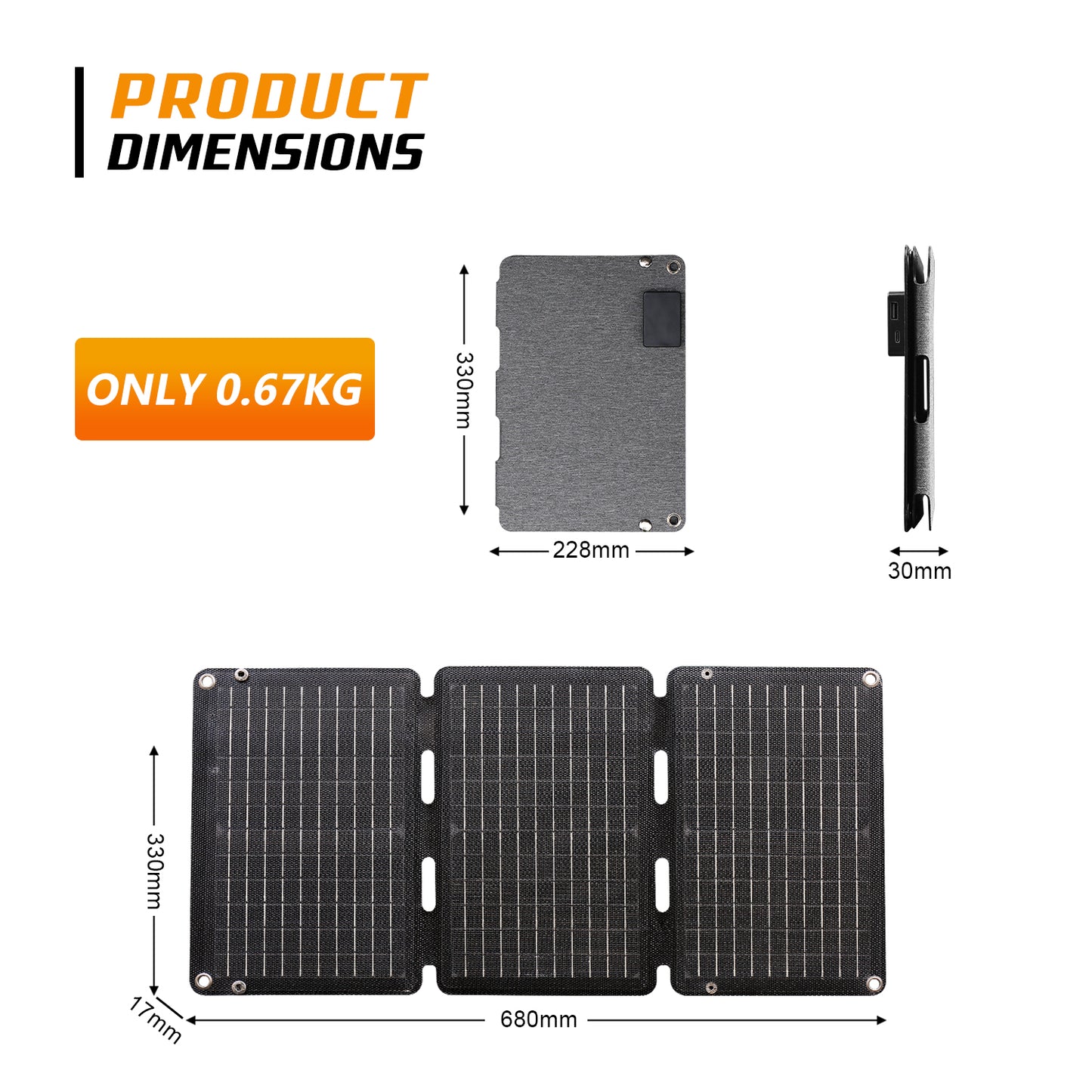 JQB SunWave 32W | Foldable Solar Panel