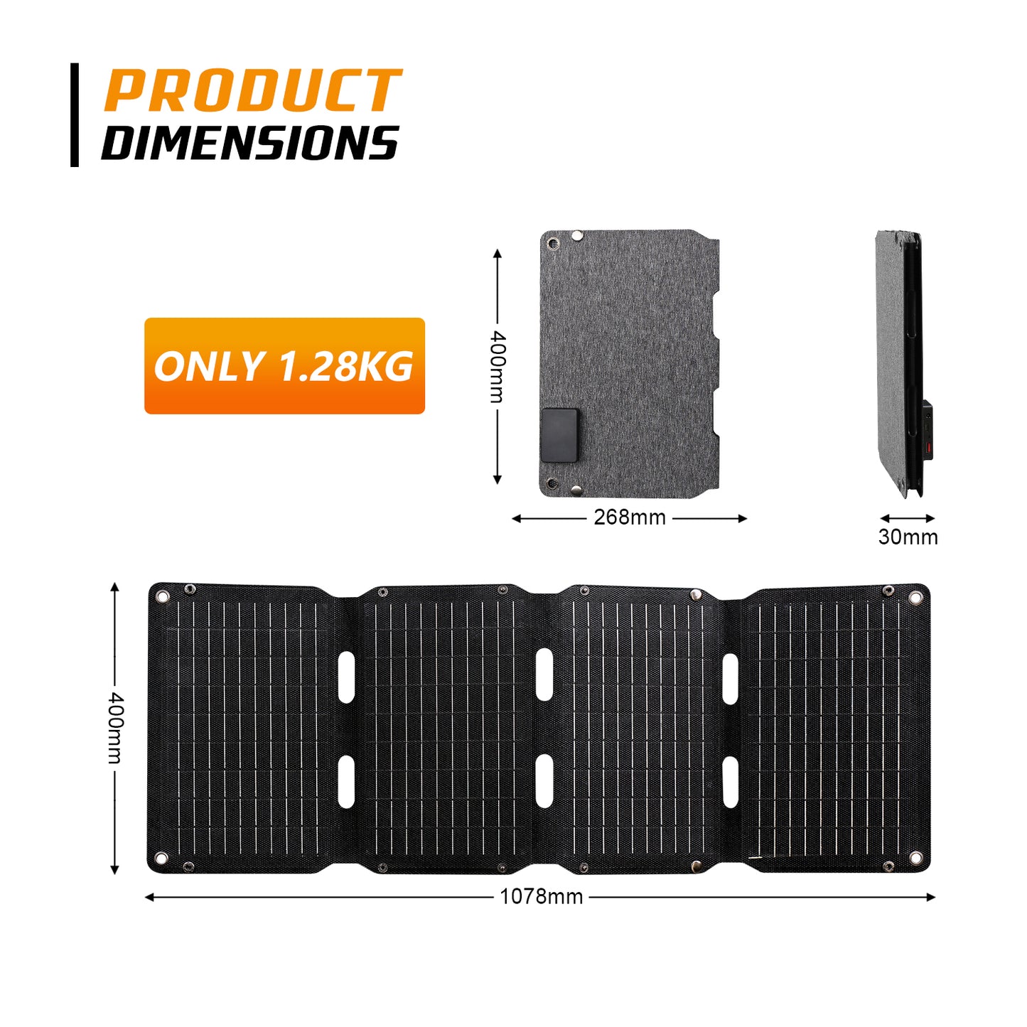 JQB SunWave 65W | Foldable Solar Panel