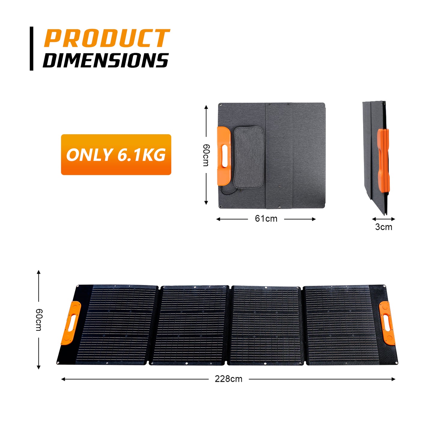 JQB SunWave 220W | Foldable Solar Panel