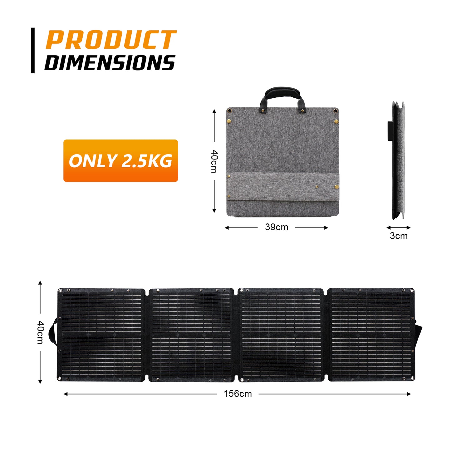 JQB SunWave 110W | Foldable Solar Panel