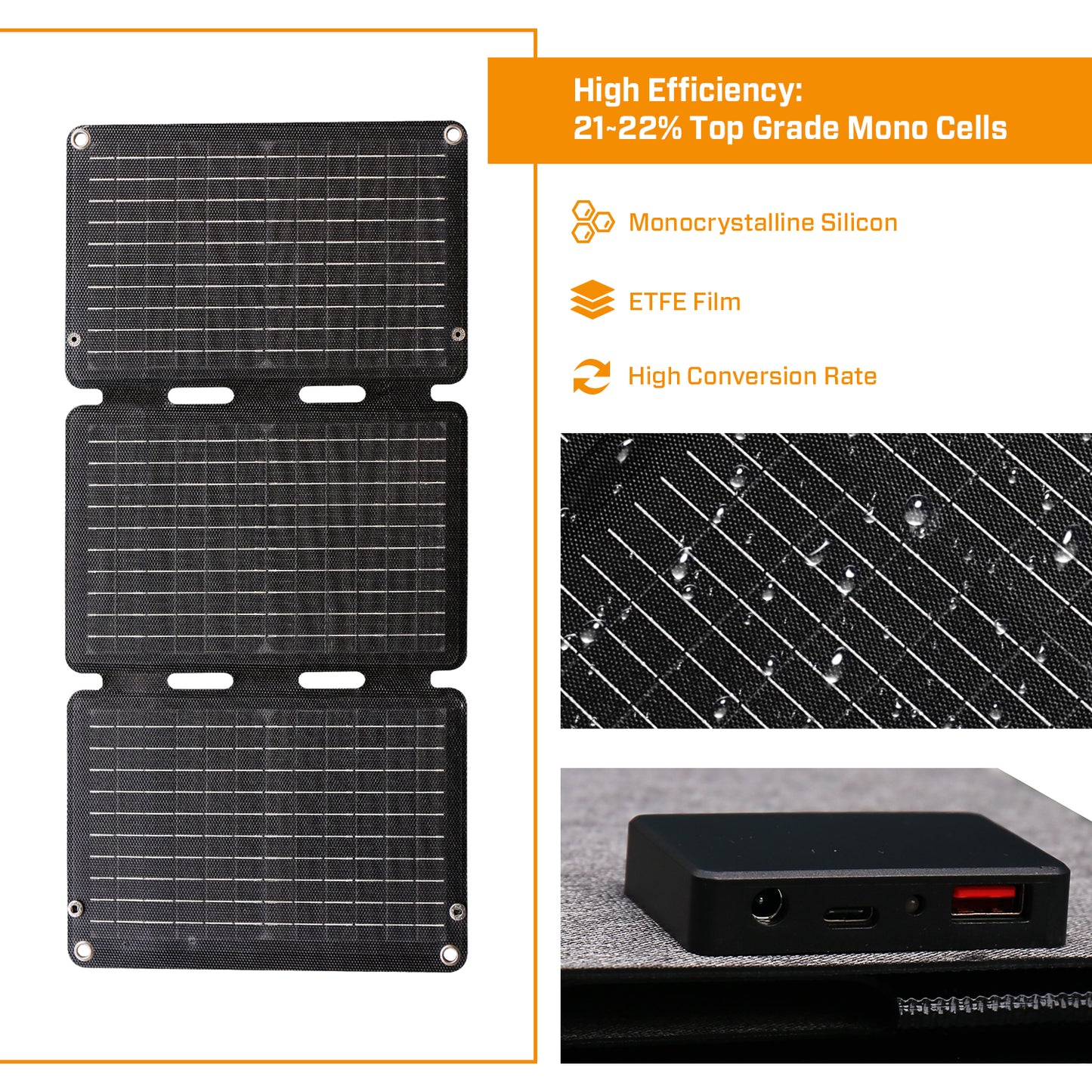 JQB SunWave 32W | Foldable Solar Panel