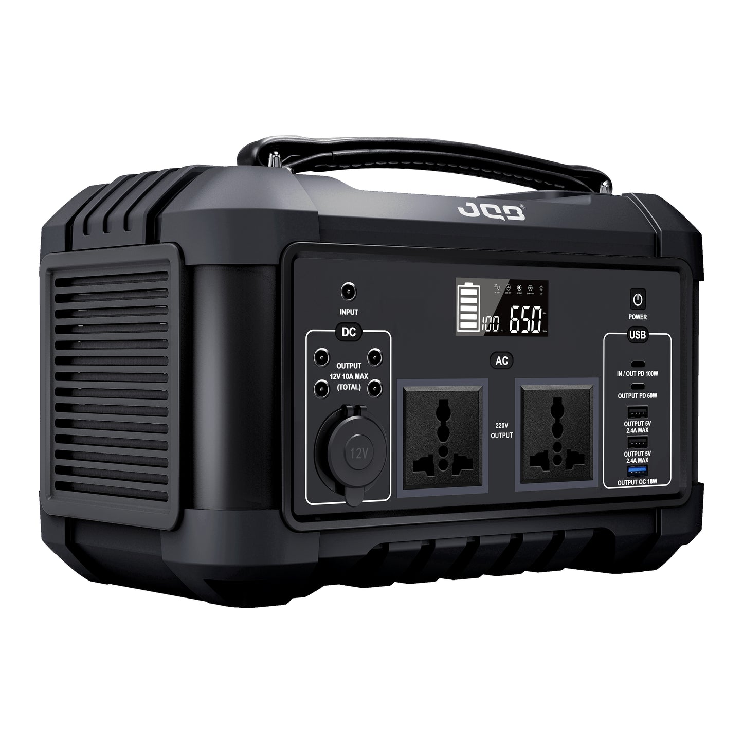 JQB Fusion 650 Dark Portable Power Station