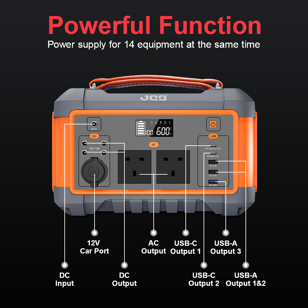 JQB Fusion 600 Portable Power Station