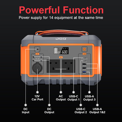 JQB Fusion 600 Portable Power Station